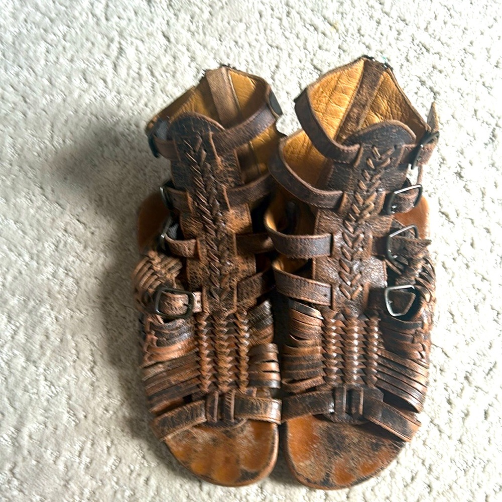 You won’t ever find any shoes like these comfortable leather gladiator shoes.